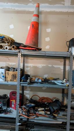 Contents of Bay 1 Metal Shelves