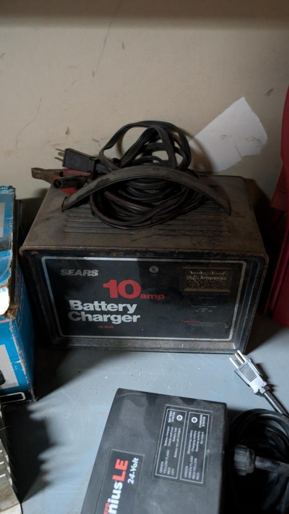 Contents of Bay 1 Metal Shelves