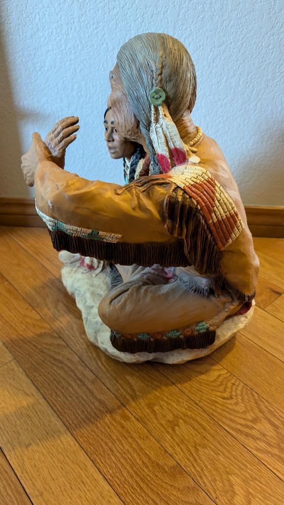 1986 Elder and Child by Universal Statuary Corp