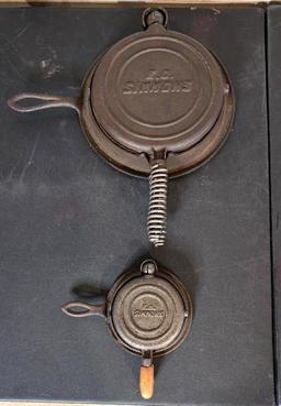 EC Simmons Keen Kutter Waffle Iron and Mini
