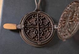 EC Simmons Keen Kutter Waffle Iron and Mini