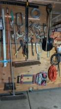 Contents of Bay 2 Workbench Pegboard