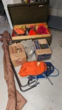 Military Foot Locker and Hunting Accessories