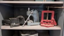 Arbor Press and Pipe Vise