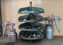 Vintage Rotating Hardware Organizer