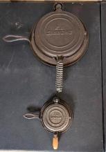 EC Simmons Keen Kutter Waffle Iron and Mini