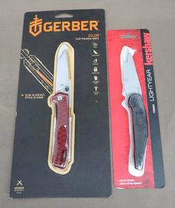 Gerber and Kershaw Folding Knives