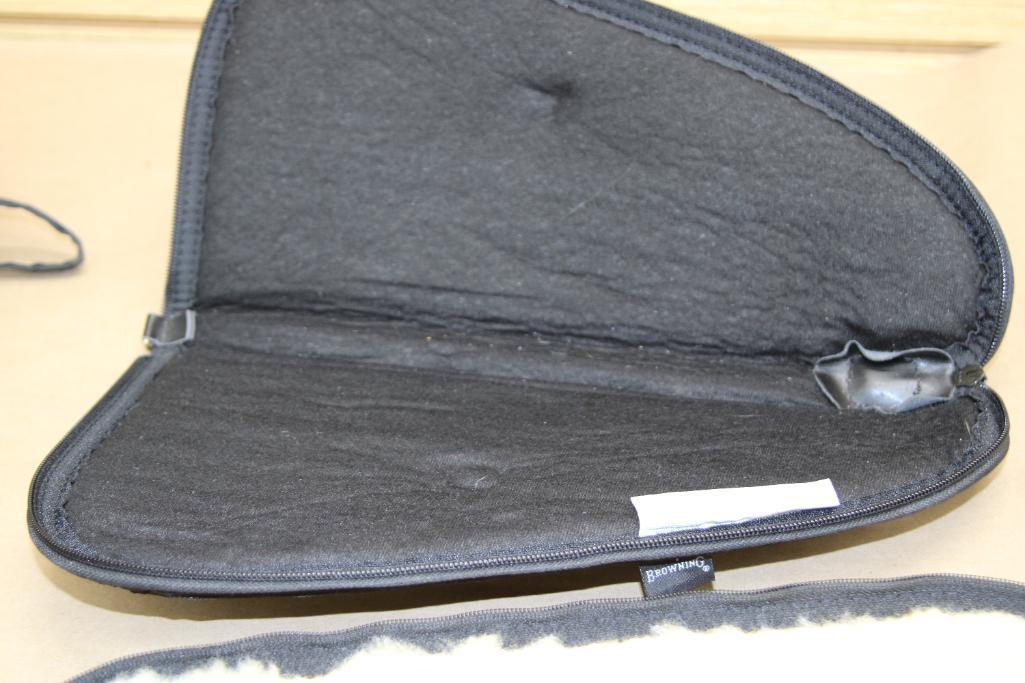 Two Browning Zip Handgun Cases