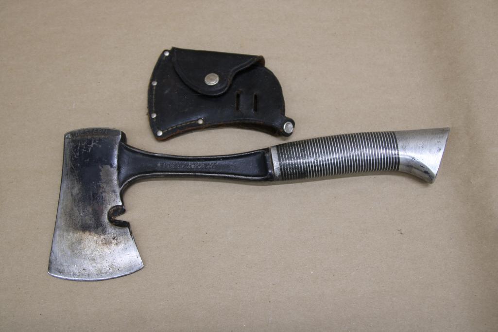 3" Blade Western Hatchet with Sheath