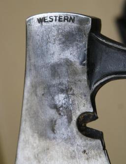 3" Blade Western Hatchet with Sheath