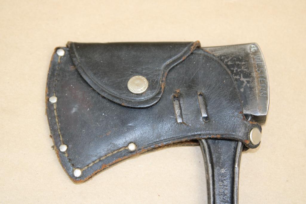 3" Blade Western Hatchet with Sheath