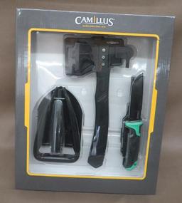Camillus Three Piece Axe, Knife and Shovel Set