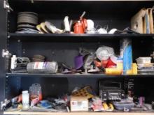 Items In Upper Cabinet In Small Shop