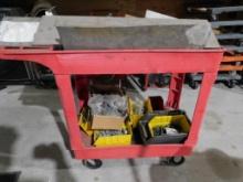 Uline Roll Cart & Items