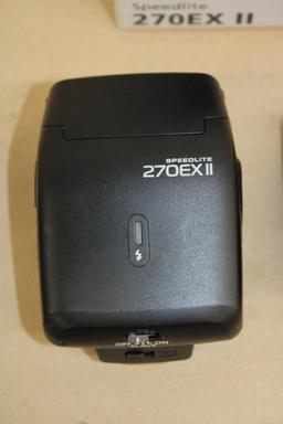 Canon Speedlite 270EX II and 90EX