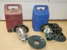 Two Coleman Lanterns with Hard Cases