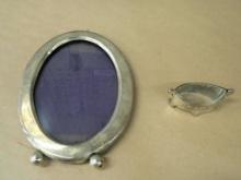 Antique Sterling Silver 7" Frame