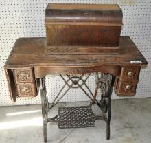 Honeymoon Antique Sewing Machine with Cast Iron Base