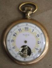 Beautiful Antique Elgin Pendant Watch with Place Photo