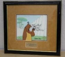 Marc Anthony and Kitty Hand Painted Limited Edition Signed Art by Chuck Jones