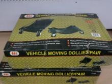 Two Pair Vehicle Moving Dollies