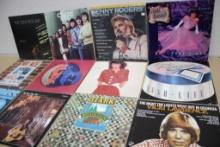 Collection of 12 Albums of Bluegrass, Country, and More on 12" Vinyl