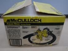 McCulloch Aqua Mac Deluxe Gas Powered Pump