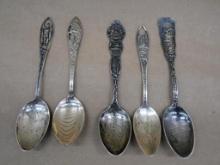 Five Sterling Silver Spoons!