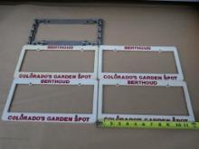 Berthoud / Metal Chain License Plate Covers