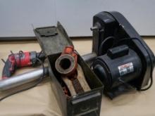 Bauer Model 1826E-B Metal Shears & Rigid #11-R Ratcheting Pipe Threader