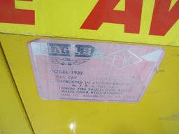 Yellow Flammables Cabinet