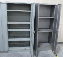 Two Metal Shop Cabinets