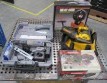 Dremel, Sander, Cut Off Saw and Heat Gun