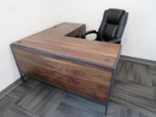 Corner Desk and Office Chair