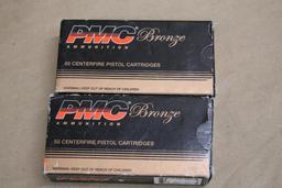 100 Rounds PMC Bronze 380 Auto FMJ Ammunition