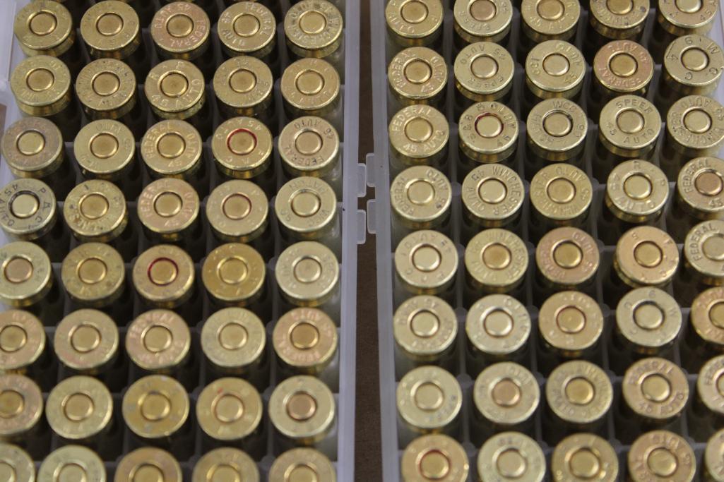 150 Rounds Reloaded 45 ACP Ammunition