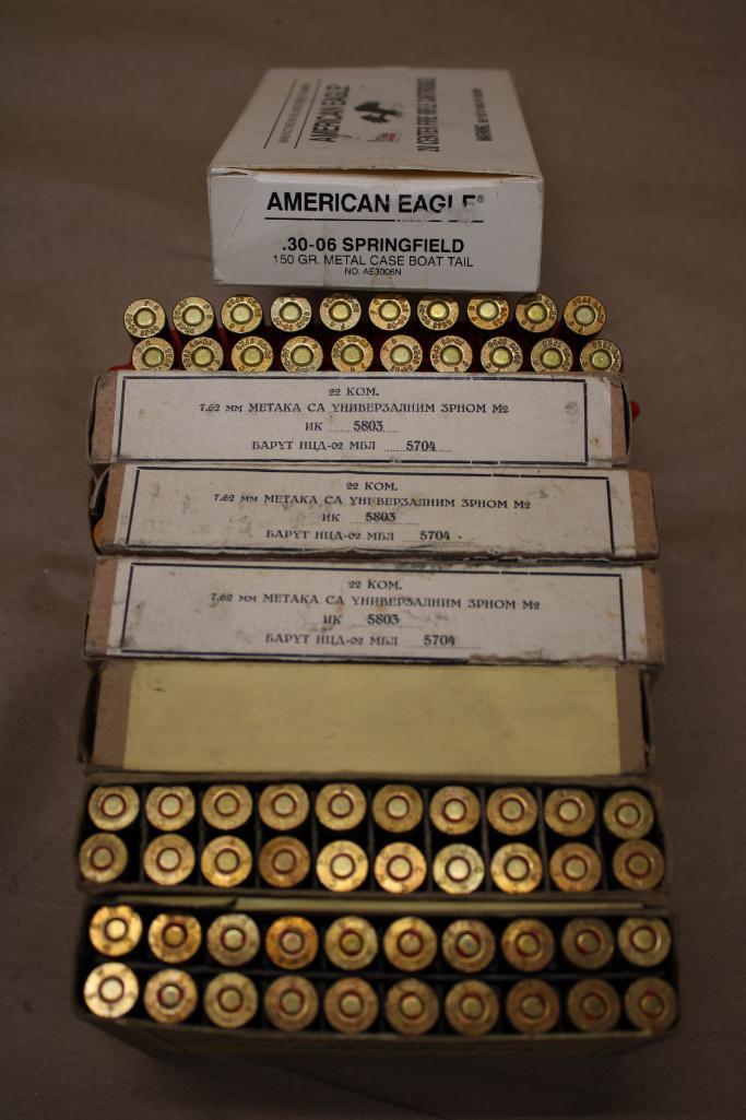 Mixed 30-06/ 7.62 Ammunition