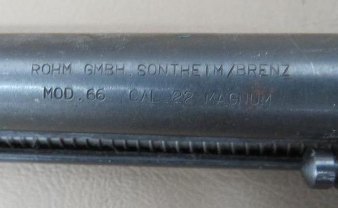 Rohm 66, 22LR-Revolver, SN 1C174052