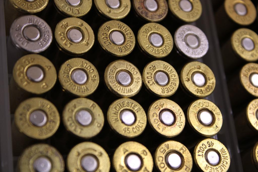 150 Pieces Mixed 45 LC Reloaded Ammunition