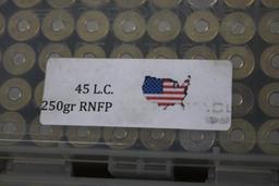 150 Pieces Mixed 45 LC Reloaded Ammunition