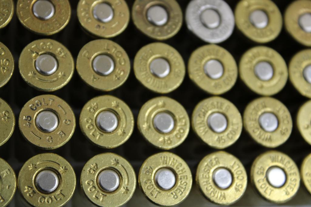 150 Pieces Mixed 45 LC Reloaded Ammunition