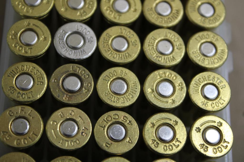 150 Pieces Mixed 45 LC Reloaded Ammunition