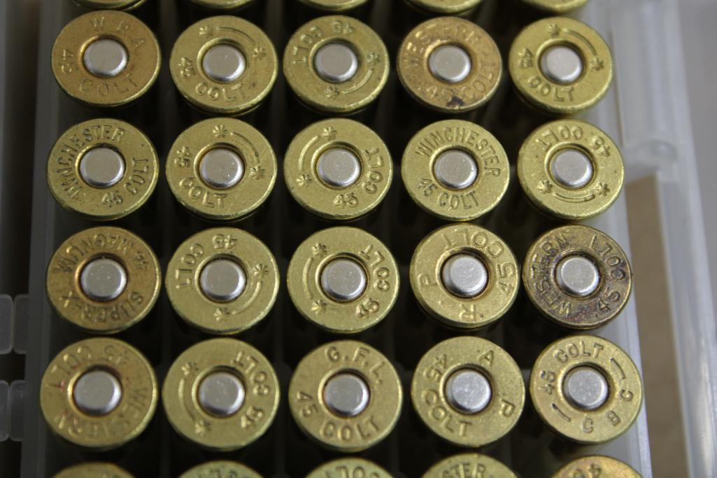 150 Pieces Mixed 45 LC Reloaded Ammunition