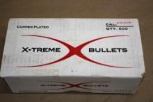 X-Treme Bullets 40 Cal. 165 Grain Copper Plated HP Bullets for Reloading