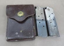 Early Duo Tone 1911 Magazines with Mag Pouch