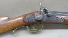 Antique 19th Century A. Parker Black Powder Muzzle Loader Plains Rifle