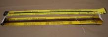 New in Packaging Fiberglass and Impregnated Wood Ramrods and One Out of Packaging