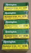 25 Rounds Remington 12 Gauge Buckshot
