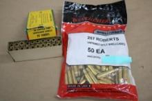 70 Pieces 257 Roberts Unprimed Brass