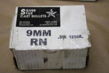 Silver Star Cast Bullets 9mm RN Bullets for Reloading